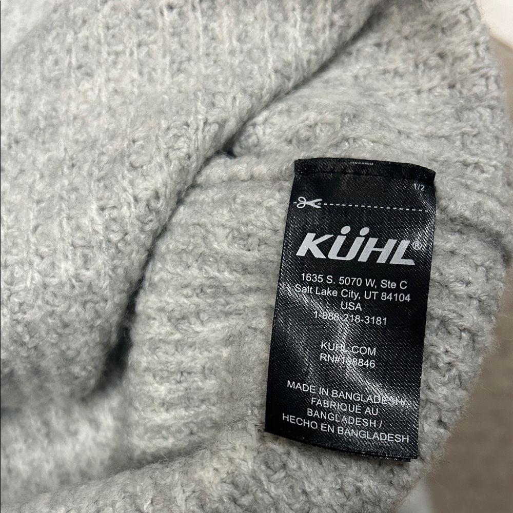 Kuhl Light Gray Turtleneck Sweater - Picture 5 of 5